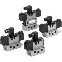 Elektrozawór 5/2, podwójna cewka, 24V DC (VS7-6-FG-D-3ZM-Q) - SMC