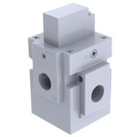 Zawór pneumatyczny 3/2 NC/NO monostabilny, G1/2, z zewnętrznym zasilaniem pilota (VGA342R-04F), seria VGA342 - SMC