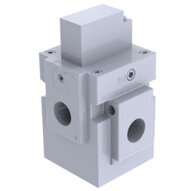 Zawór pneumatyczny 3/2 NC/NO monostabilny, Rc3/4, z zewnętrznym zasilaniem pilota (VGA342R-06), seria VGA342 - SMC