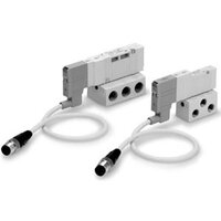 Zawór 2x3/2, normalnie zamknięty, 24V DC (SV2A00-5W1U-02F) - SMC