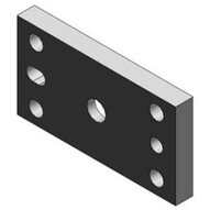 Kołnierz boczny tłoczyska dla CEP1, średnica 20 (CEP1-F20) - SMC