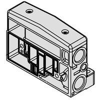 Płyta końcowa, zgodna z ISO15407-2, strona U (MES802U-03F) - SMC