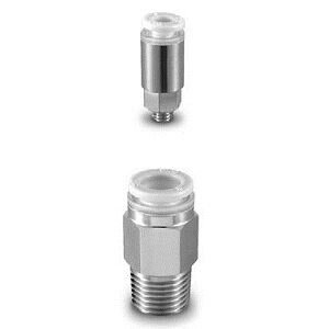 Złączka wtykowa prosta, Clean Room, M5-D4, seria KPG (KPGH04-M5) - SMC