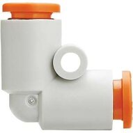 Złączka wtykowa kątowa męska (10-KQ2L13-00A) - SMC