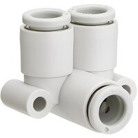Złączka wtykowa, kolanko rozgałęźne (10-KQ2LU08-00A) - SMC