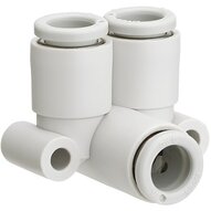 Złączka wtykowa, kolanko rozgałęźne (10-KQ2LU08-00A) - SMC