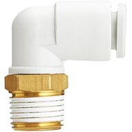 Złączka wtykowa kątowa męska (10-KQ2L06-01NS) - SMC
