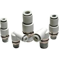 Złączka obrotowa wtykowa, gwint R 1/2 (KXH10-04S) - SMC