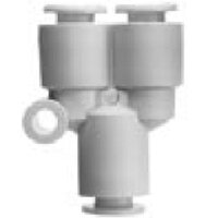 Złączka wtykowa, push-in, średnica 6 mm (KGU06-00) - SMC