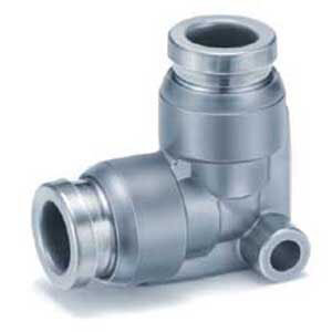 Złączka wtykowa, kolanko, 2x push-in (KQB2L06-00) - SMC