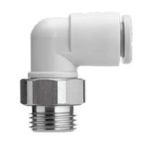 Złączka wtykowa kątowa męska (KQ2L06-G01A) - SMC
