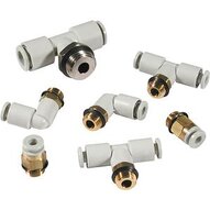 Złączka wtykowa prosta, z gwintem zewnętrznym, UNI1/4 - D1/4", seria KQH2 (KQ2H07-U02-X17) - SMC