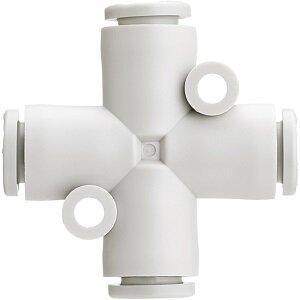 Złączka wtykowa, złączka krzyżowa (10-KQ2TW06-00A) - SMC