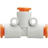 Złączka wtykowa, trójnik złączkowy (10-KQ2T13-00A) - SMC