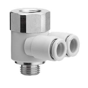 Złączka wtykowa kątowa uniwersalna (KQ2ZF06-01NP) - SMC