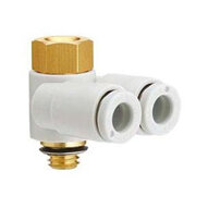 Złączka wtykowa kątowa uniwersalna (KQ2ZF04-M5A) - SMC