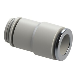 Złączka wtykowa prosta, z gwintem zewnętrznym,  - D3/8", seria KQH2 (KQ2H12-17-X224) - SMC