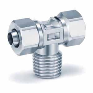 Złączka wtykowa, trójnik (KFG2T0122-N02) - SMC