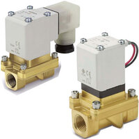 Elektrozawór 2/2, normalnie zamknięty, 200V AC, Rc1/2 (VXZ243GK) - SMC