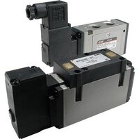 Elektrozawór 5/2, podwójna cewka, 24V DC (VFS3200-5FZ-Q) - SMC