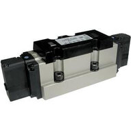 Elektrozawór 5/3, ISO3, zamknięte położenie środkowe (VSS8-10-FHG-D-3Z-X1) - SMC