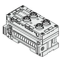 Jednostka wejść cyfrowych EX600, 4x M12 (5 pin) (EX600-DXPB) - SMC