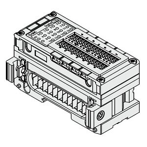 Cyfrowa jednostka wejść/wyjść, D-sub (25 pin) (EX600-DMPE) - SMC