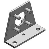 Stopka osiowa do CG1 32 (CG-L032) - SMC