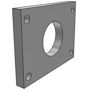 Kołnierz do siłownika MQQ, DN25 (MQ-F032) - SMC