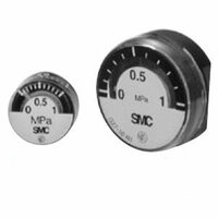 Manometr, 0-1,0 MPa, przyłącze R1/8 osiowe (G15-10-01) - SMC
