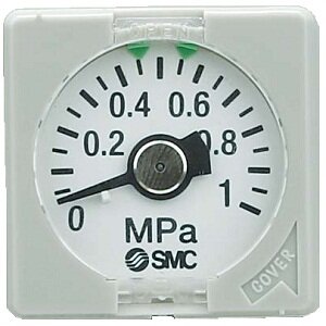 Manometr, 0-1,0 MPa, kwadratowy, do AR (GC3-10AS-D) - SMC