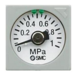 Manometr, 0-1,0 MPa, kwadratowy, do AR (GC3-10AS) - SMC