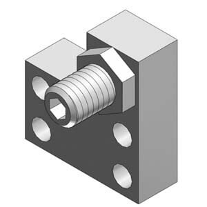 Regulator skoku z amortyzatorem (MXQ-BT20-X736) - SMC