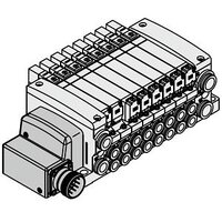 Rozdzielacz dla VQC2*0*, 10 stanowisk (VV5QC21-10C8MD0-R) - SMC