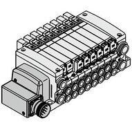 Rozdzielacz dla VQC2*0*, 10 stanowisk (VV5QC21-10C8MD0-R) - SMC