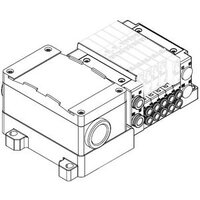 Kolanko bloku rozdzielczego, średnica 1/4 (SS5Y3-10T-02B-BN7) - SMC