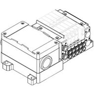 Kolanko bloku rozdzielczego, średnica 1/4 (SS5Y3-10T-02B-BN7) - SMC