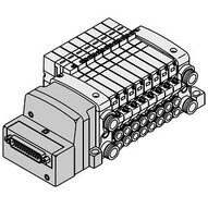 Rozdzielacz, 8 stanowisk (VV5QC11-08B6FD0) - SMC