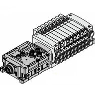 Rozdzielacz, 8 stanowisk (VV5QC21-08C8SD6N2-K) - SMC