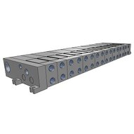Rozdzielacz dla VFS2*00, 2 stanowiska (VV5FS2-01T1-021-02-Q) - SMC