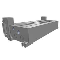 Rozdzielacz dla VFS2*00, 4 stanowiska (VV5FS2-01FD1-041-02T-Q) - SMC