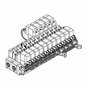 Rozdzielacz, SS5YJ3-32P-07-C4 (SS5YJ3-32P-07-C4) - SMC