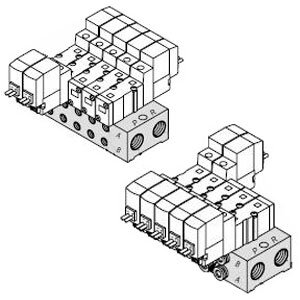 Rozdzielacz, SS5YJ3-S32-04-M5-Q (SS5YJ3-S32-04-M5-Q) - SMC