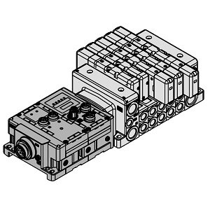 Rozdzielacz, 8 stanowisk (VV8018-02F-SD60-W1-S-Q) - SMC