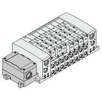 Listwa rozdzielająca, 4 stanowiska (VV5QC41-04C12FTD0) - SMC