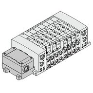 Listwa rozdzielająca, 4 stanowiska (VV5QC41-04C12FTD0) - SMC
