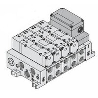 Rozdzielacz (kolektor), 9 stacji (VV5Q51-0904SDV-CU1W-Q) - SMC