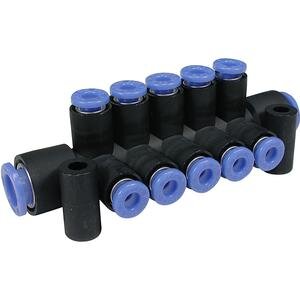 Kolektor wielokrotny z gwintem zewnętrznym R1/4"-3xD4-D8 (KM14-04-08-02S-3) - SMC