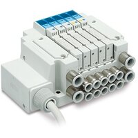 Listwa rozdzielająca, 6 stanowisk (JJ5SY3-10L23-06DS-C6D) - SMC
