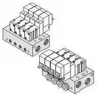 Podstawa kolektora dla SYJ314 (SS3YJ3-S42-04-M5F-Q) - SMC